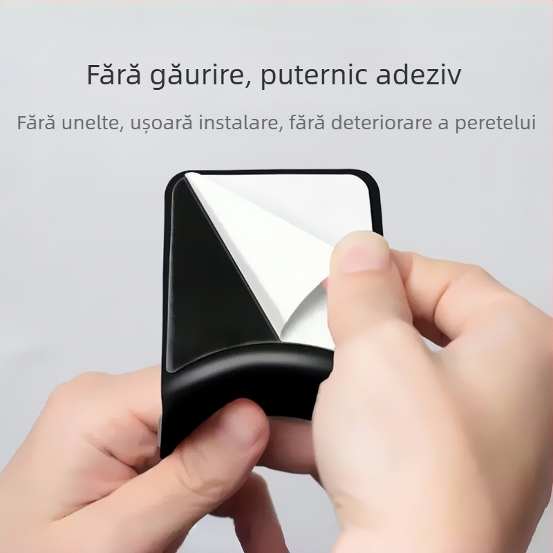 Suport pentru căști montat pe perete sub birou, fără găuri – bracket de gaming pentru căști over-ear; model Headphone wall mount; personalizat conform desenelor; certificat 3C: 2022152202040936; lansare 2025