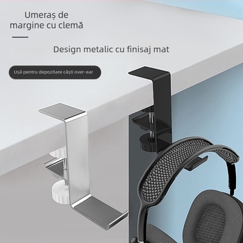 Suport de birou din metal pentru căști Z20/Z21 – antiderapant, robust, procesare OEM