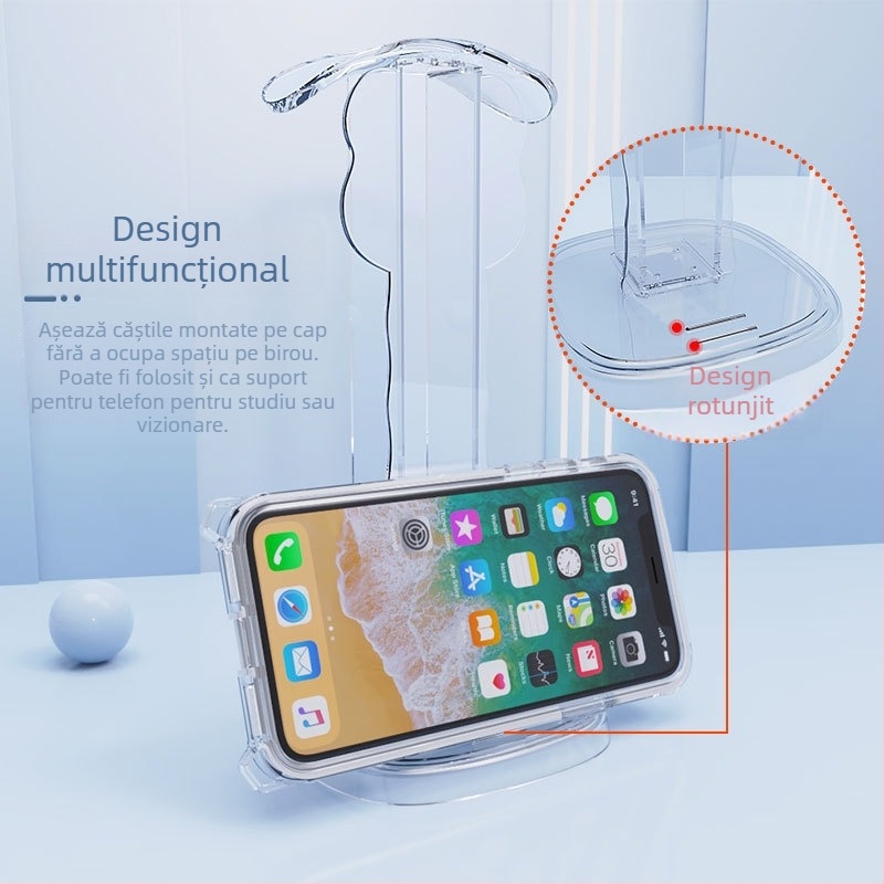 Suport pentru căști cu inel pentru computer – Model General, Material: Alt, Stil: General, Personalizare acceptată