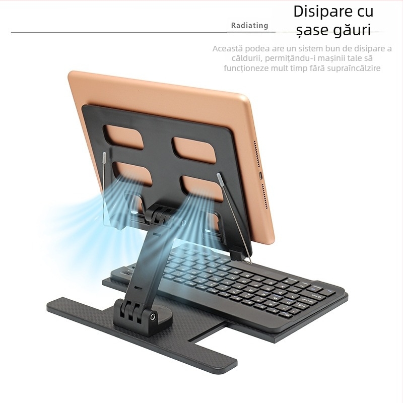 Suport pentru tabletă cu rotație, pliabil și ridicator (Model Y01 · 600 g)