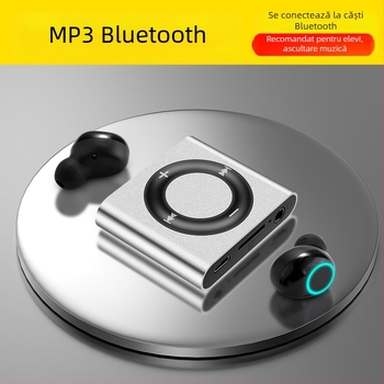 MP3/MP4 player cu suport pentru card TF, control prin buton și design compact, portabil