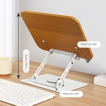 Suport de lectură pentru partituri de pian, suport de birou pentru partituri, greutate 1,34 kg, ambalat într-o cutie de carton