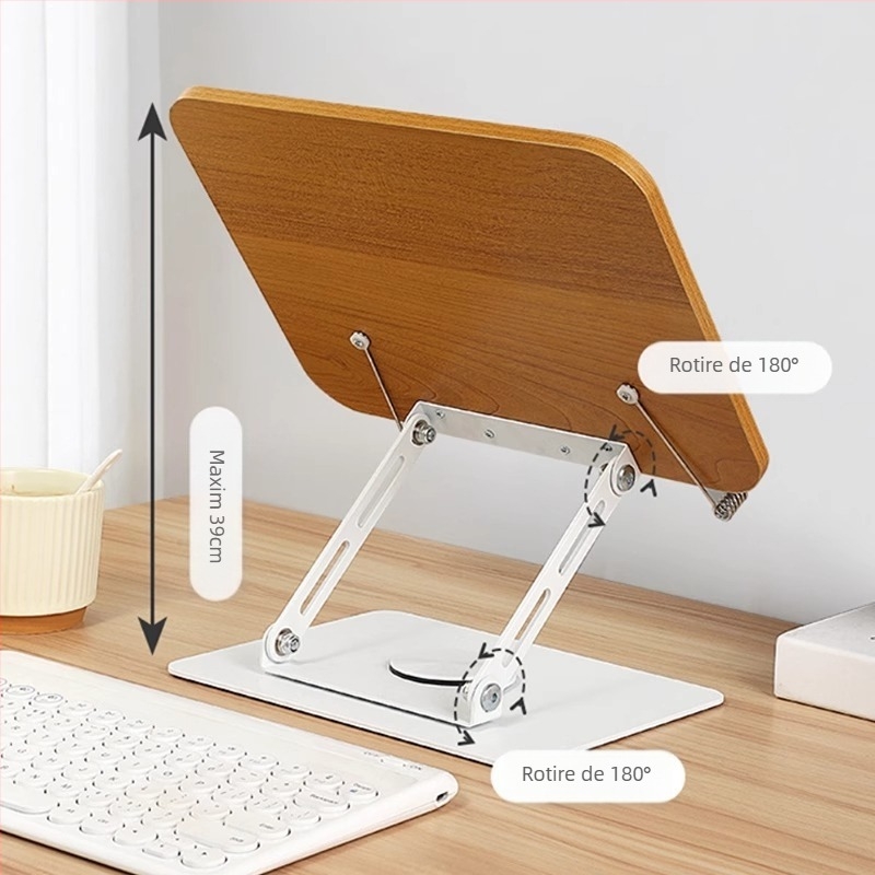 Suport de lectură pentru partituri de pian, suport de birou pentru partituri, greutate 1,34 kg, ambalat într-o cutie de carton