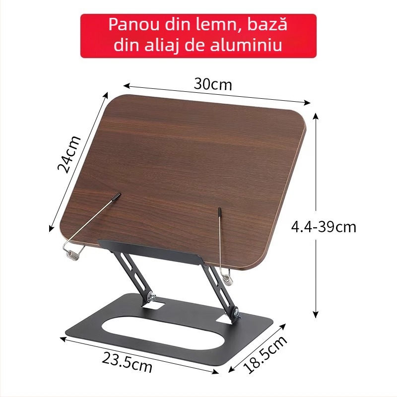 Suport de lectură pentru partituri de pian, suport de birou pentru partituri, greutate 1,34 kg, ambalat într-o cutie de carton