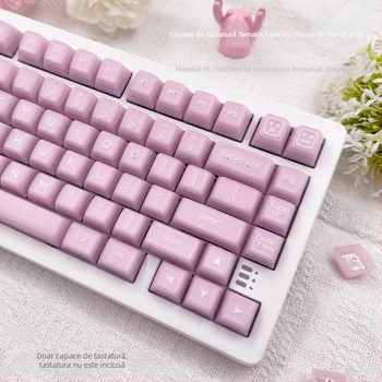 Keycaps pentru tastatură mecanică, material PbTs, compatibilitate universală, marcă privată, greutate 420 g
