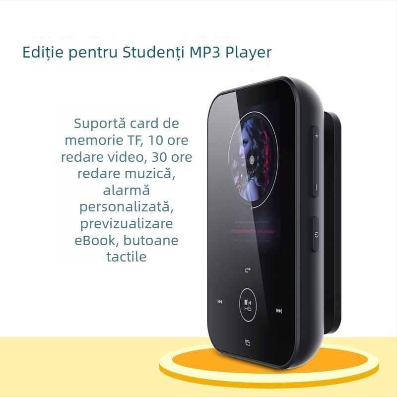 Player MP3/MP4 mini cu control tactil, Bluetooth, ultra-subțire, compact P3