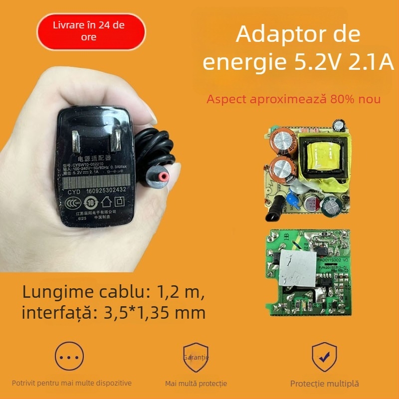 Adaptor de alimentare Magic Box 5.2V 2.1A – Model CYSW10-052210, Intrare 100-240V, Ieșire 5.2V