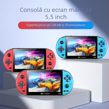 Consolă portabilă de jocuri ACT, memorie de 8GB, interfață USB, ieșire AV video și audio, sistem de operare simplu