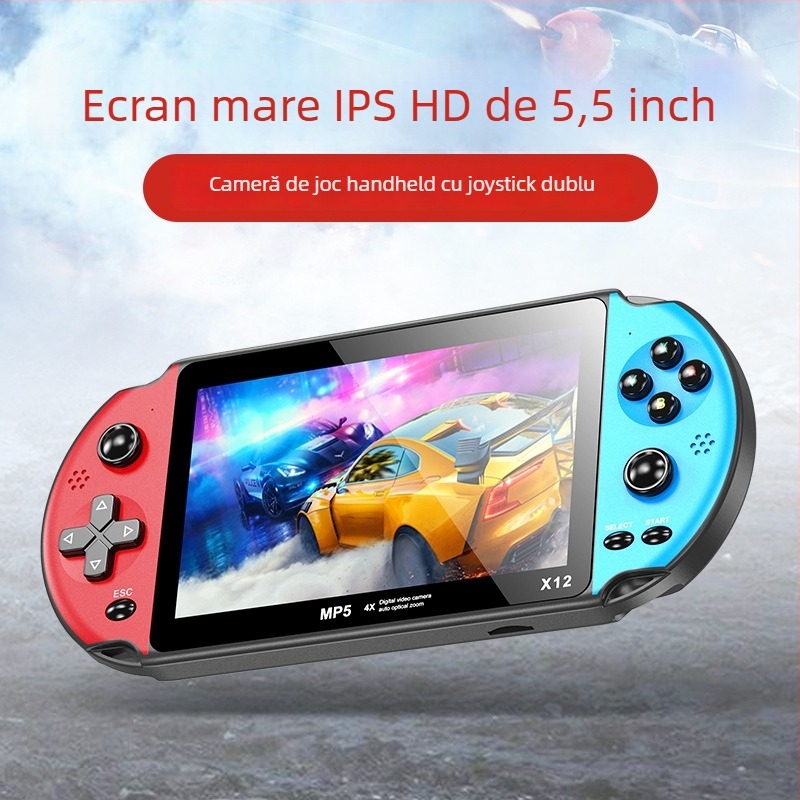 Consolă portabilă de jocuri ACT, memorie de 8GB, interfață USB, ieșire AV video și audio, sistem de operare simplu