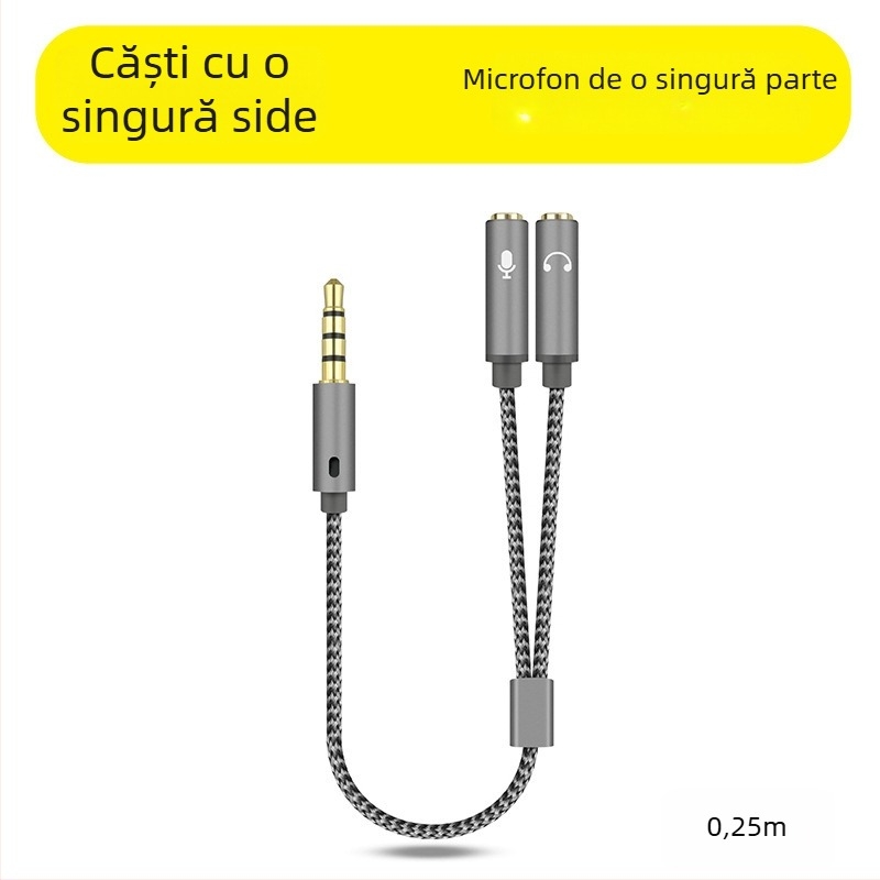 Rxix luoxi adaptor cablu pentru căști și microfon, splitter ieșire audio 1 la 2