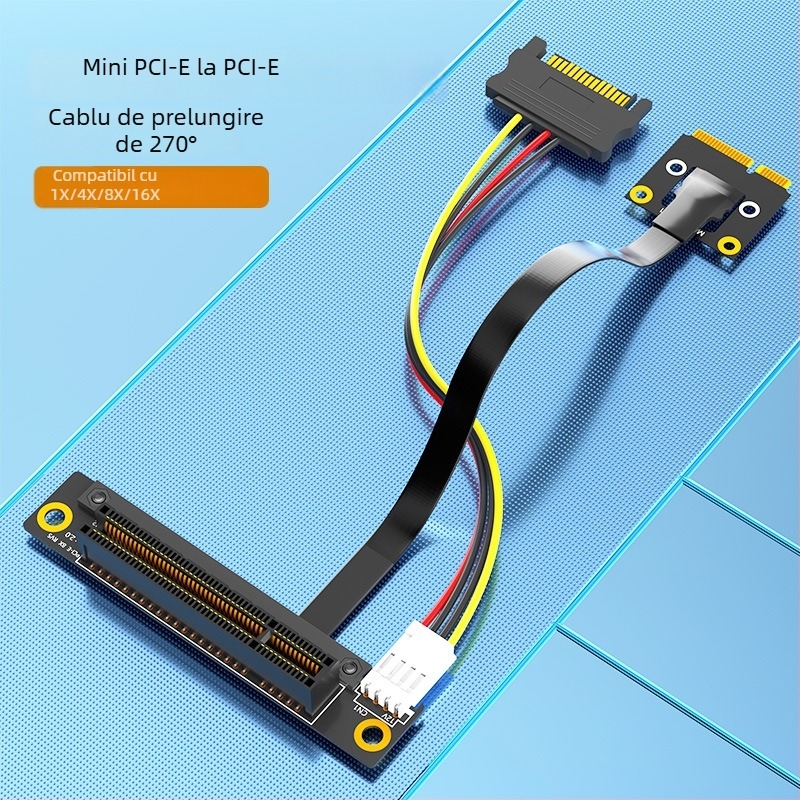 Cablu adaptor Mini PCIe către PCIe, marca ZYX