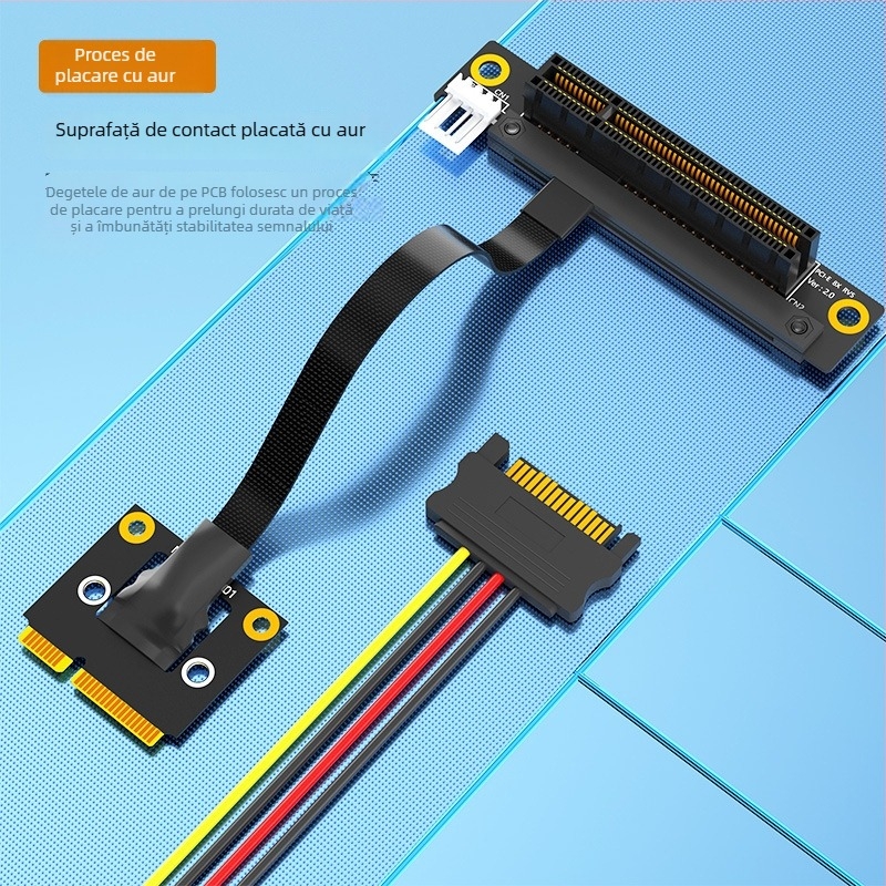 Cablu adaptor Mini PCIe către PCIe, marca ZYX