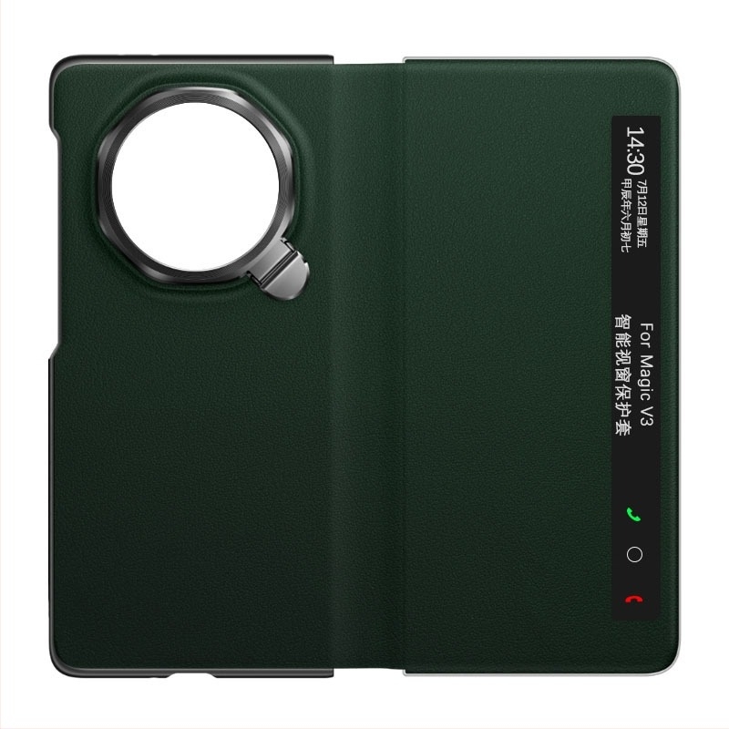 Carcasă de protecție pentru Glory Magic V3 cu suport magnetic și stand, protecție anti-cadere, antiamprentă, piele sintetică, presare la cald, suport pentru personalizare