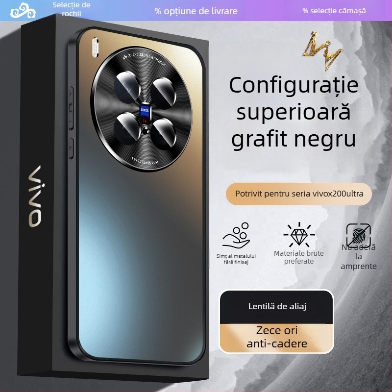 Carcasă Vivo X200 Ultra – TPU mat, protecție totală, absorbție șocuri, disipare căldură