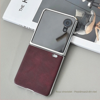 Husă pentru telefon pentru Honor Magic V Flip 2 – Material Cortex, Finisaj electroplating, Rezistență la cădere, Stil de afaceri