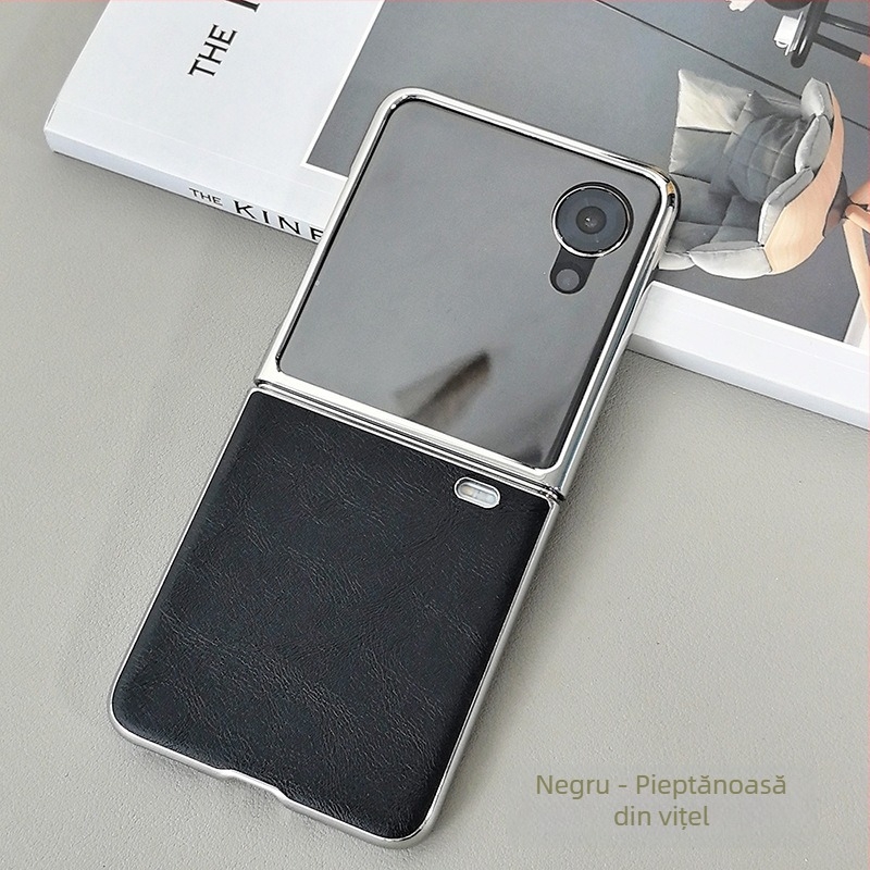 Husă pentru telefon pentru Honor Magic V Flip 2 – Material Cortex, Finisaj electroplating, Rezistență la cădere, Stil de afaceri