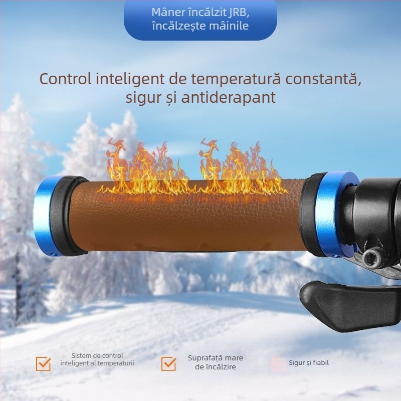 Huse de ghidon cu încălzire USB pentru biciclete electrice și scutere, aliaj de aluminiu, Brand: Powerful factory
