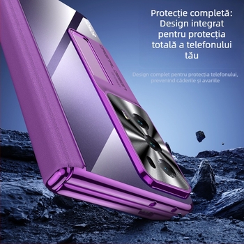 Carcasă pentru Honor MagicV2 cu balama electroplată, din PC, rezistentă la șocuri și antiamprentare