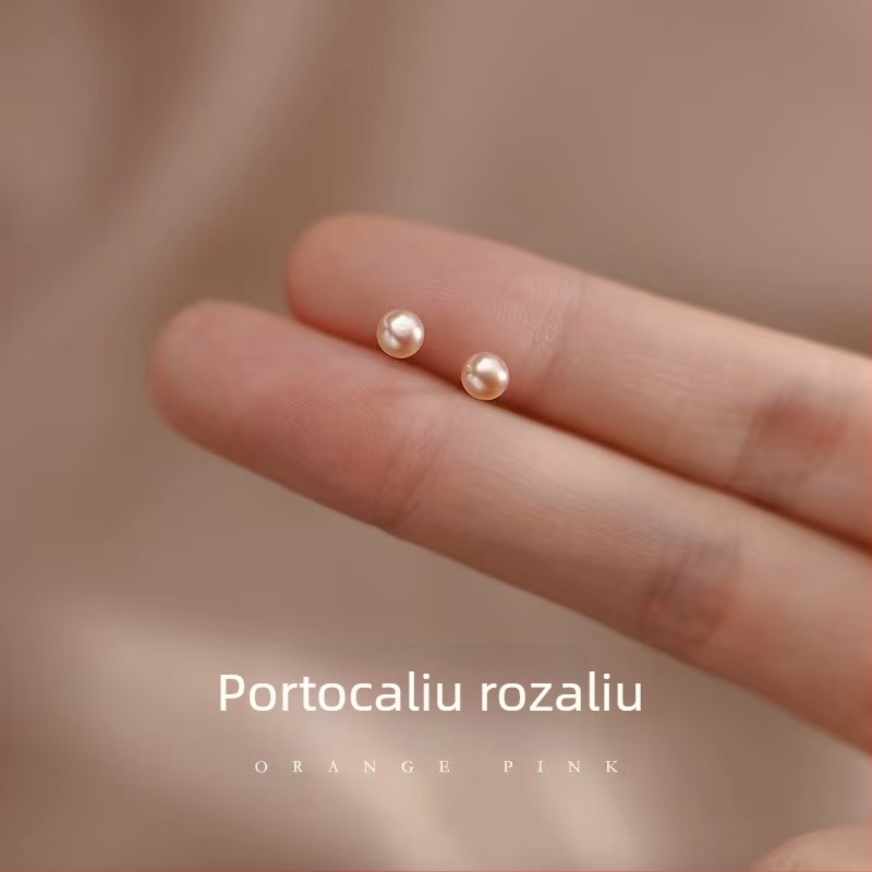 Yali Jewelry cercei din argint S999, geometrie retro, cu perle naturale de apă dulce — unisex