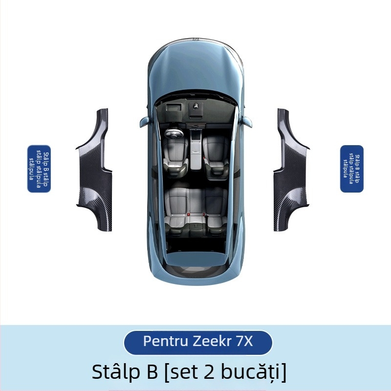 Protecție prag Zeekr 7X - Sheng Hongtai, plastic, compatibil cu transmisie automată