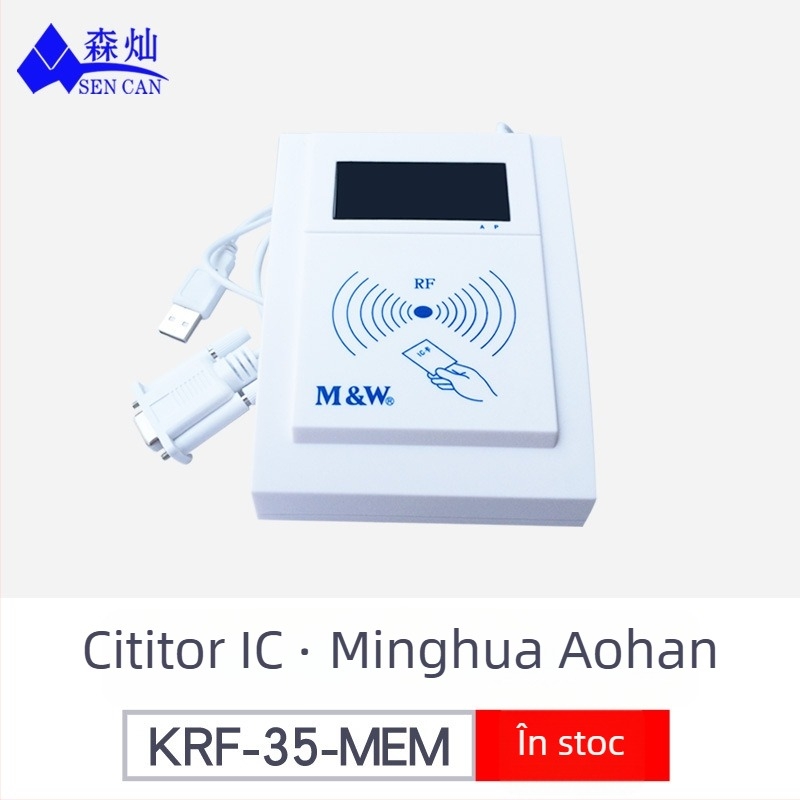 Cititor de carduri fără contact RF-EYE-U010 de la Sencan – compatibil cu S50 1K/S70 4K, 13,56 MHz, distanța de citire 3–10