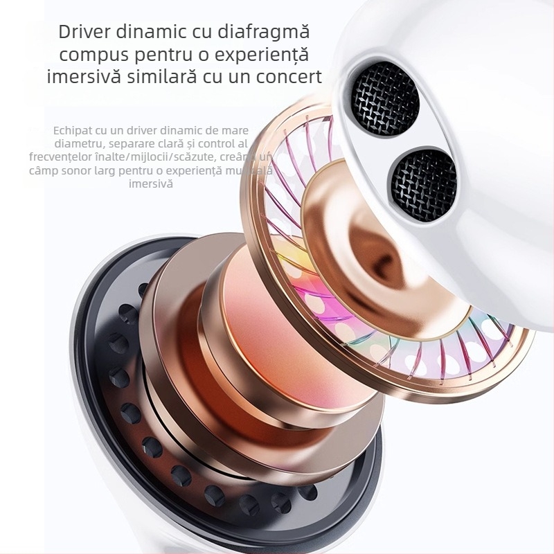 In-ear cu conectori Lightning și USB-C (modelul al 7-lea generație, difuzor dinamic, compatibil cu iOS, cablu de 1,2 m)