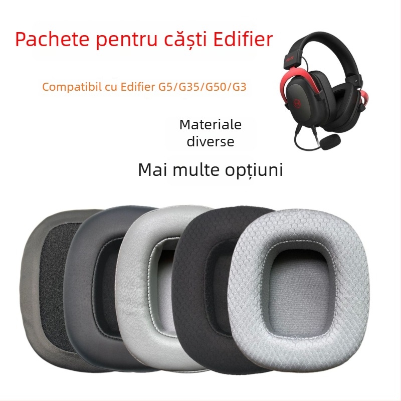 Husă din piele pentru Edifier G5 – moale și confortabilă, realizată la mostră, compatibilă cu capacele G50, husă G3 și husă din spumă G5 Plus