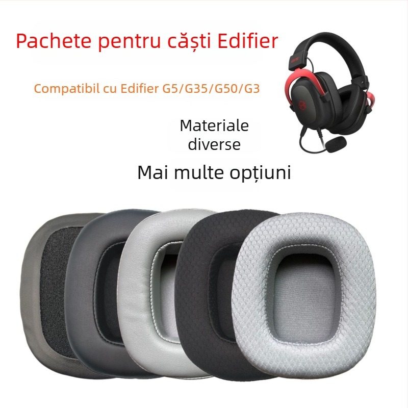 Husă din piele pentru Edifier G5 – moale și confortabilă, realizată la mostră, compatibilă cu capacele G50, husă G3 și husă din spumă G5 Plus