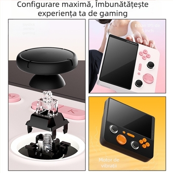 Consolă portabilă Rocker cu sistem dublu, cod deschis, Android OS, Wi‑Fi, Bluetooth, interfață USB