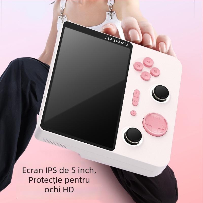 Consolă portabilă Rocker cu sistem dublu, cod deschis, Android OS, Wi‑Fi, Bluetooth, interfață USB