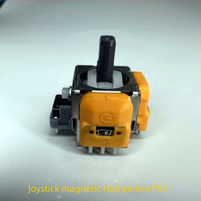 Joystick Hall-effect pentru PS4/PS5/Xbox One/Switch Pro; feedback prin vibrații; design anti-drift; construcție electromagnetică