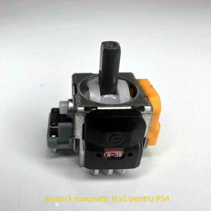 Joystick Hall-effect pentru PS4/PS5/Xbox One/Switch Pro; feedback prin vibrații; design anti-drift; construcție electromagnetică