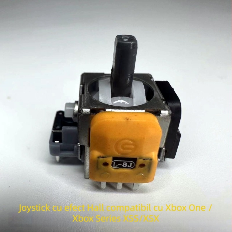 Joystick Hall-effect pentru PS4/PS5/Xbox One/Switch Pro; feedback prin vibrații; design anti-drift; construcție electromagnetică