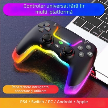 Controler de joc - P07, TYPE-C, Vibrație, Senzor de mișcare - pentru PC, dispozitive Apple, Switch, Android