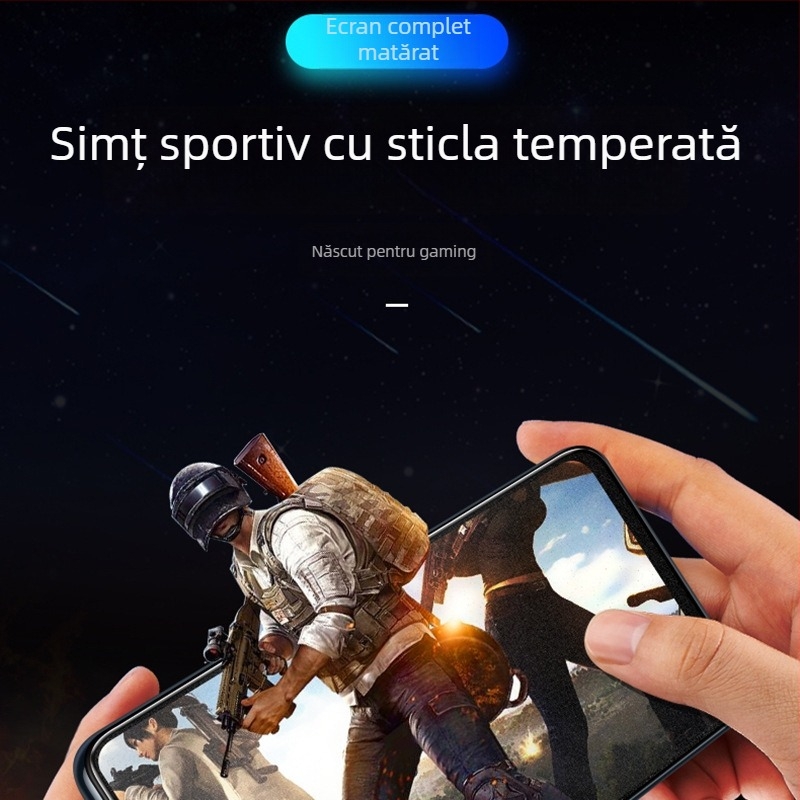 Protecție ecran din sticlă temperată pentru Redmi K40, K30 Pro, K40 Game Version și K30S – mată, antiamprentă, protecție frontală a ecranului