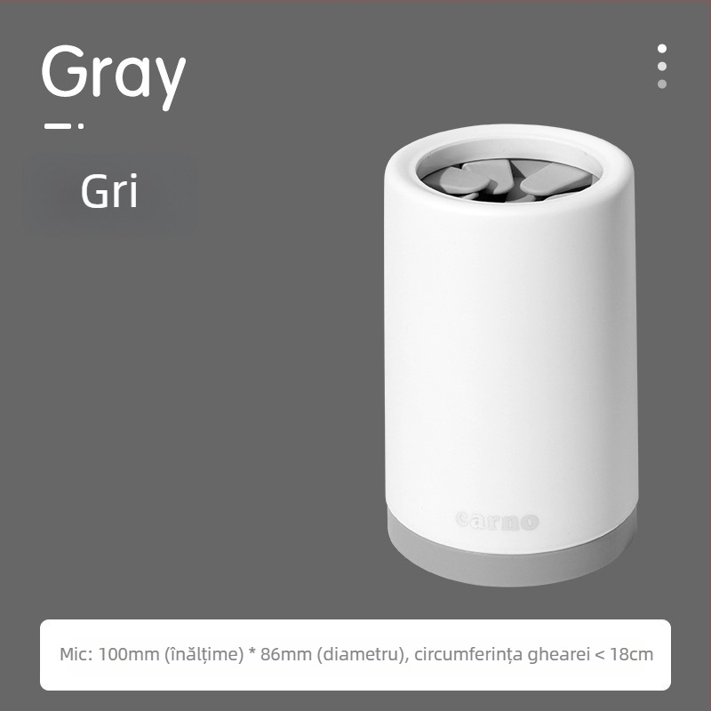 Cupa portabilă pentru spălarea lăbuțelor animalelor de companie — pentru pisici și câini, cu silicon cu atingere moale și design anti-accident, din PP și silicon