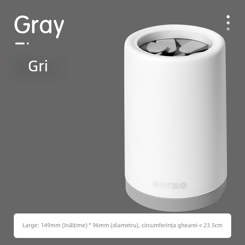 Cupa portabilă pentru spălarea lăbuțelor animalelor de companie — pentru pisici și câini, cu silicon cu atingere moale și design anti-accident, din PP și silicon