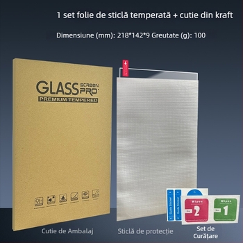 Protecție ecran Nintendo Switch OLED, sticlă Asahi 0,33 mm, folie frontală, arc 2.5D, HD, anti-lumină albastră, anti-amprente