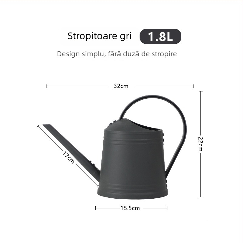 Tip: Sprinkler/Cană de udare • Material: Rășină • Brand: Momo town gardening • Potrivit pentru grădinărit în casă și irigarea plantelor verzi • Etichetă privată disponibilă