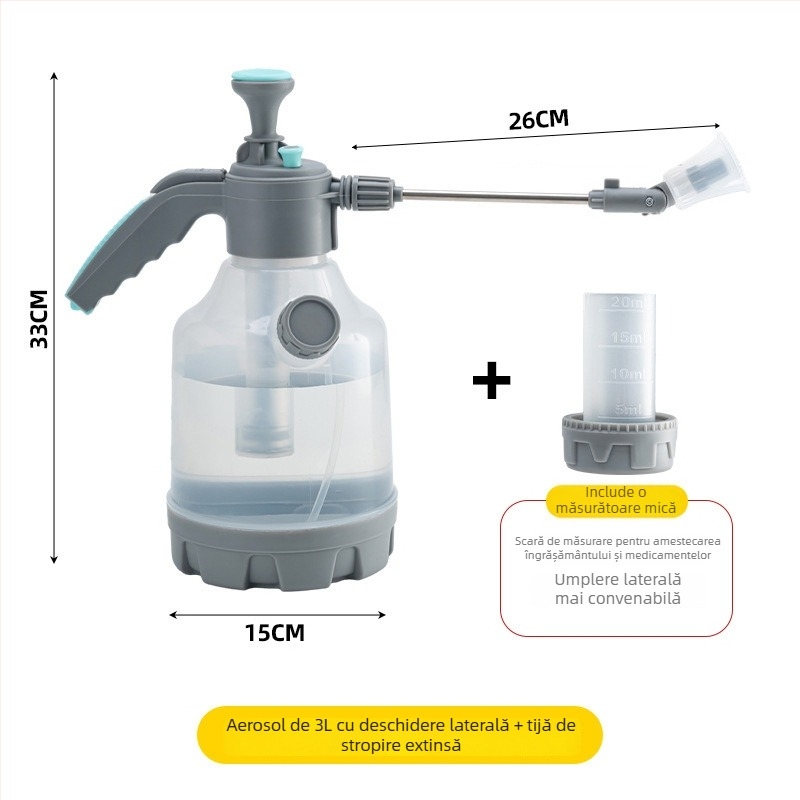 Linong PP 3000ml stropitoare cu ceață ultra fină pentru grădinărit casnic și uz agricol
