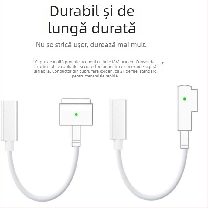 Cablu USB-C către MacBook MagSafe2 magnet de încărcare rapidă, model magsafe2/1, 180 cm, compatibil MacBook Air/Pro
