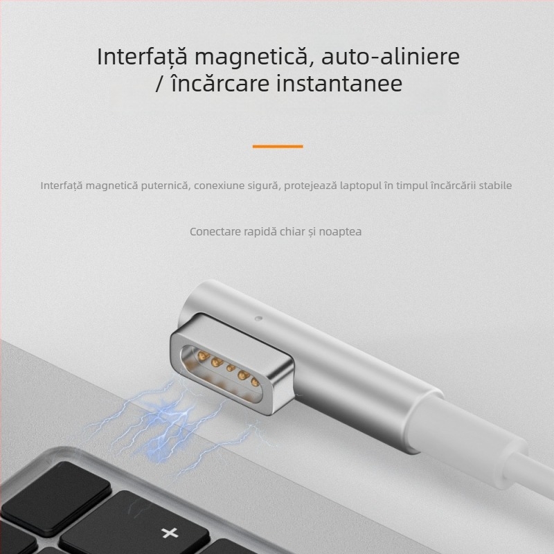 Cablu USB-C către MacBook MagSafe2 magnet de încărcare rapidă, model magsafe2/1, 180 cm, compatibil MacBook Air/Pro