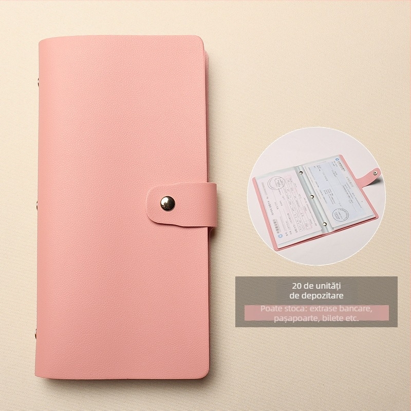 Portofel PU pentru carduri și bancnote — model universal (Material: PU piele artificială; Model: Universal; Logo: embossing/serigrafie; Prelucrare și personalizare: suport; Tip: stocare bancnote)