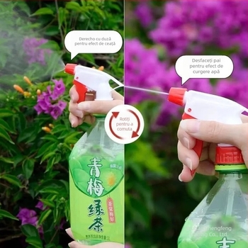 Duză de udare din plastic pentru stropitoare, cu conectare rapidă
