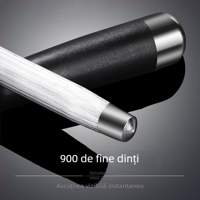 Băț de ascuțit cuțite – oțel cu carbon înalt, utilizare manuală, ascuțitor de bucătărie, lansare vara 2021, posibilitate de personalizare, stil modern minimalist