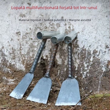 Set de trei unelte de grădină - Făcute manual pentru plantare și îndepărtarea buruienilor