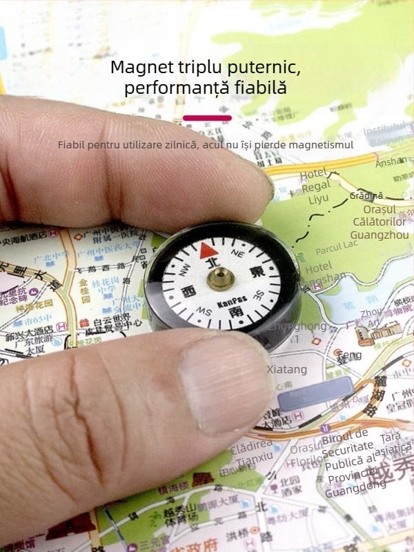 Busolă mini DIY — kit portabil, ușor, accesoriu pentru exterior
