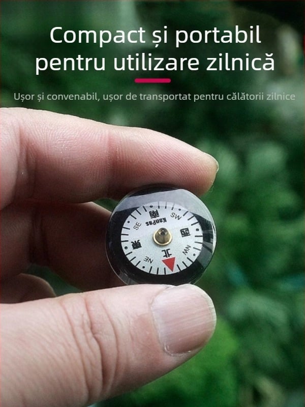 Busolă mini DIY — kit portabil, ușor, accesoriu pentru exterior