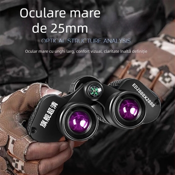 Binoclu cu focalizare automată și viziune pe timp de noapte pentru utilizare profesională în aer liber