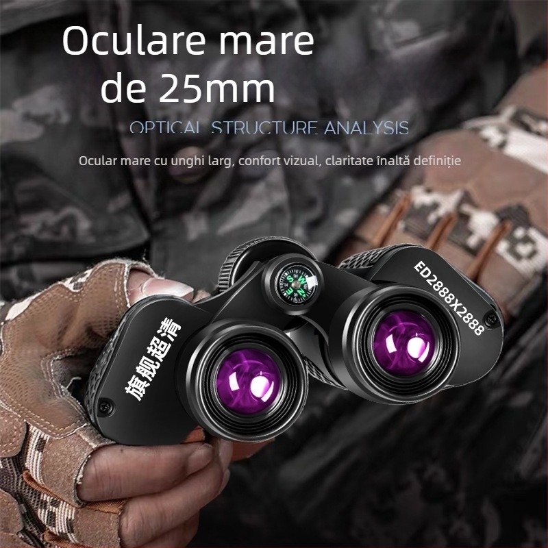 Binoclu cu focalizare automată și viziune pe timp de noapte pentru utilizare profesională în aer liber